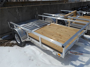 Utility Trailer with Ramp and Door at Badger Trailer in Green Bay and Appleton, WI