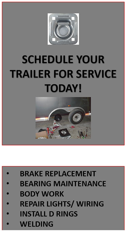 Scheduel Your Trailer for Service Today at Badger Trailer in Wisconsin
